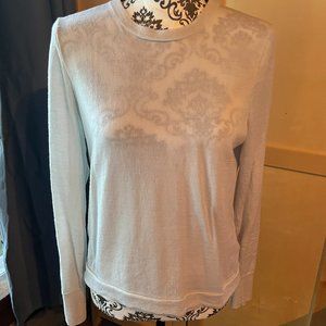 J.Crew Merino Sweater, Pale Gray, L